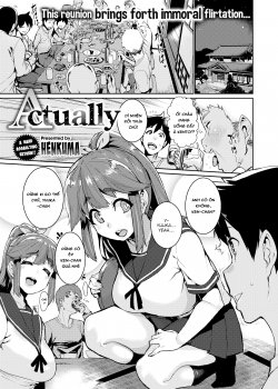 Actually - Bìa truyện