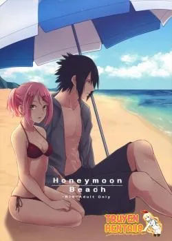 Sakura X Sasuke Đi Trăng Mật Bãi Biển - Bìa truyện