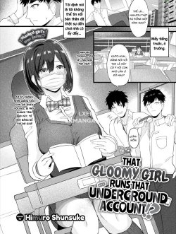 That Gloomy Girl Runs That Underground Account! - Bìa truyện
