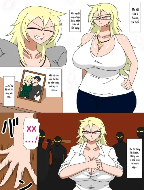 Bìa truyện Sống Cùng Với Bà Mẹ Của Tôi! [living With My Ex-deliquent Mother; Motoyan Kaa-san To Futarikiri No Seikatsu]